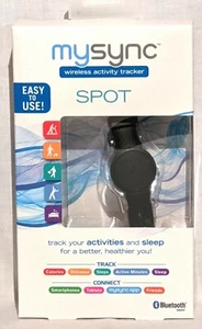 MySync Wireless Activity Tracker Band SPOT w/ Bluetooth Distance Minutes Sleep - Picture 1 of 2