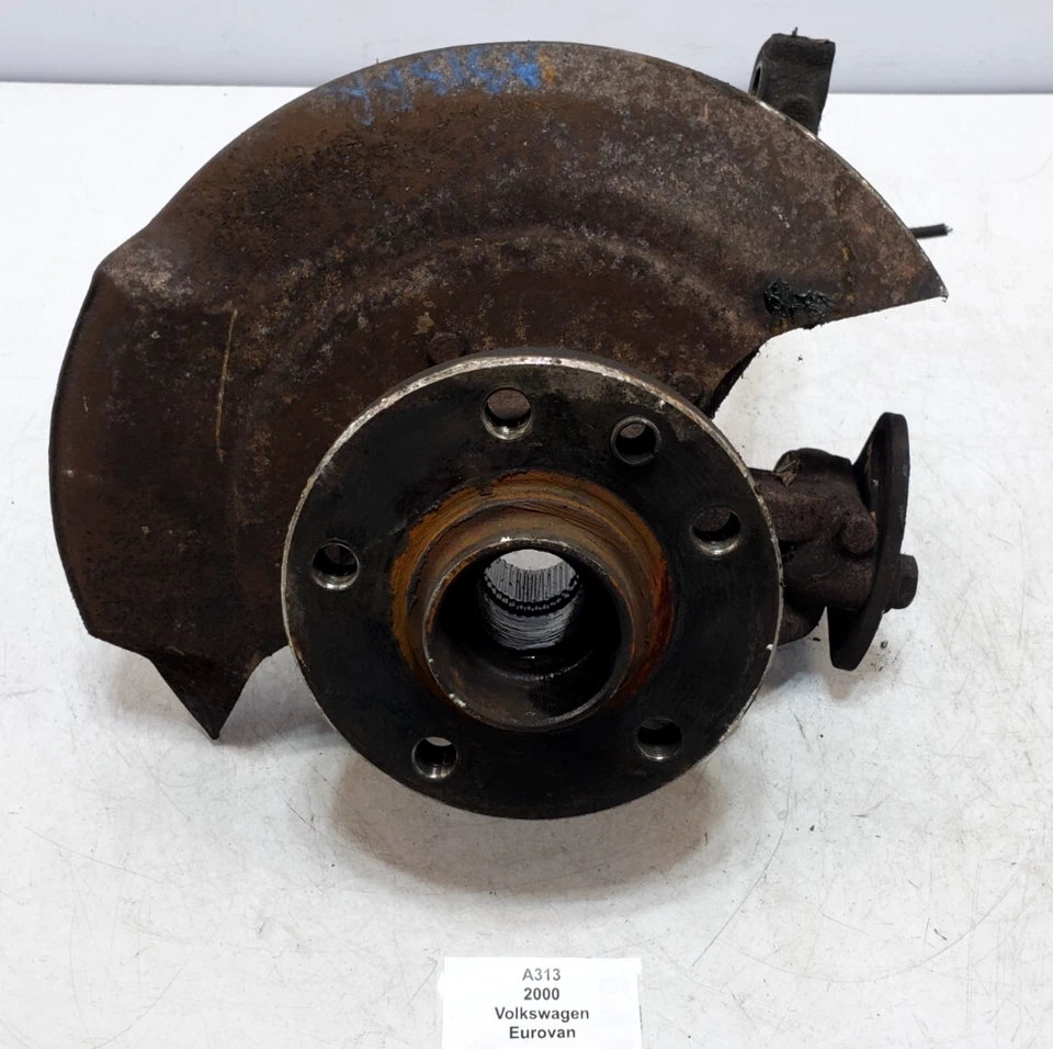 ✅ 1997-2001 OEM Volkswagen Eurovan MV delantero derecho pasajero lado husillo nudillo Foto 1 de 4