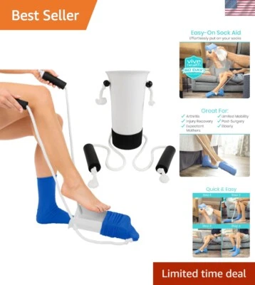 Ayuda para calcetines fácil de poner con puño antideslizante - Perfecto para usuarios de movilidad limitada Foto 1 de 4