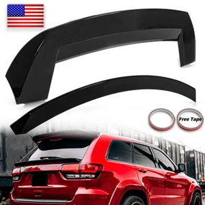 For Jeep Grand Cherokee SRT WK2 2014-2021 Gloss Black Rear Roof Top Wing Spoiler - Picture 1 of 8