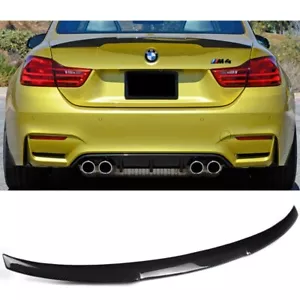 BECQUET DE COFFRE LOOK M4 POUR BMW SERIE 4 M4 F82 - COULEUR CARBONE - Foto 1 di 12