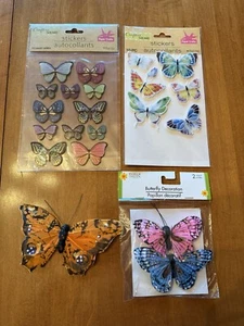 21 Assorted Butterfly Stickers - Picture 1 of 4