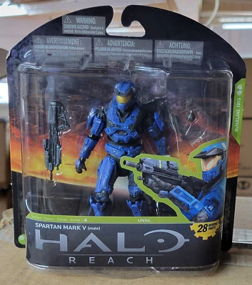 MCFARLANE 玩具 HALO REACH 系列 4 SPARTAN V(男性)动作人物密封/全新 — 第 1/4 张图片