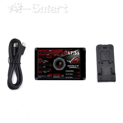 3.5 Inch IPS USB Secondary Display Screen AIDA64 Mini Monitor 360° For Pi ITX PC - Image 1 of 4