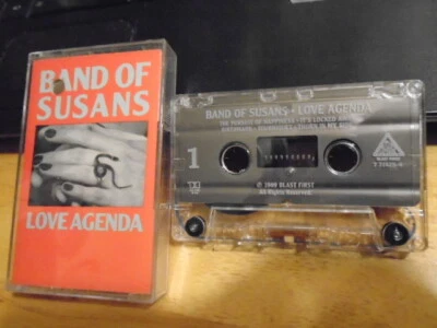 RARE OOP Band of Susans CASSETTE TAPE Love Agenda 1989 noise rock HELMET Page H. - Image 1 of 2