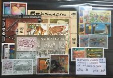 Timbres NATIONS UNIES GENEVE 1994-1995 NEUF ** ANNEE COMPLETE MNH