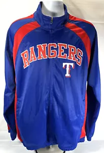Texas Rangers Bomber Jacket Size Large Baseball GIII Sports By Carl Banks MLB - Picture 1 of 15