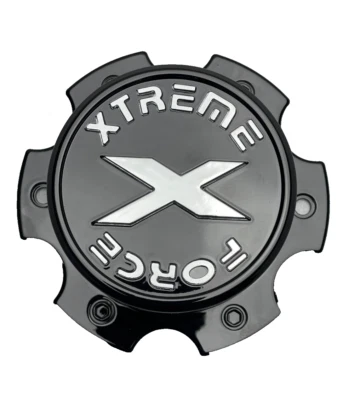 Xtreme Force 光泽黑色车轮中心盖 C-7054-3 — 第 1/3 张图片