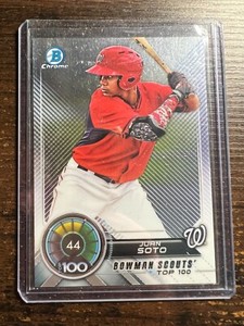 A112,417 - 2018 Bowman Chrome Scouts Top 100 #BTP44 Juan Soto