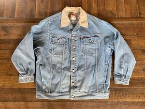 E-Spirit Jean Jacket CA-68 Men S Fits Like M.Blue Denim Barn/western Workwear - Picture 1 of 11