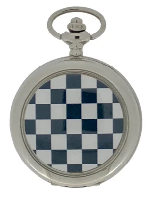 Masonic Chequered Floor of King Solomon's Temple Pocket Watch and Chain Boxed - Image 1 of 3