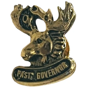Past Governor Moose Club Pin – Vintage Collectible Stocking Stuffer - Picture 1 of 3