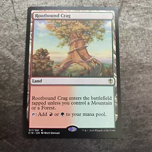 Rootbound Crag - Commander 2016 - MTG Magic the Gathering - LP - Picture 1 of 2