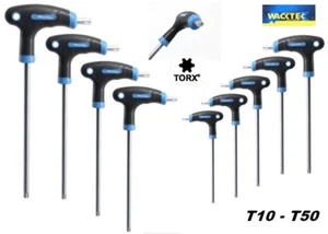 SET CHIAVI TORX 9 PZ. AD ELLE CON FORO IN ACCIAIO CHROME VANADIUM T10 -- T50 - Foto 1 di 6