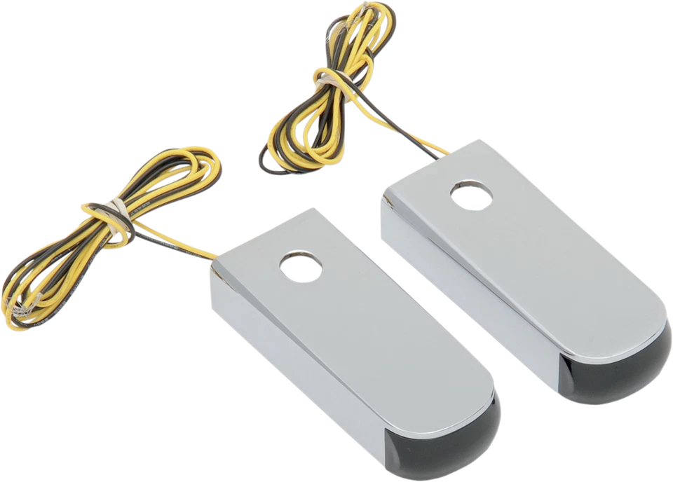 Luces indicadoras LED puntal guardabarros cromo/ámbar/humo arte aleación SSL-1 Foto 1 de 1