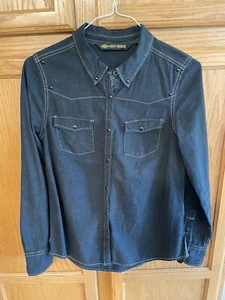 Chaqueta Harley Davidson Manga Larga Talla Mediana Bonita Forma General - Imagen 1 de 7