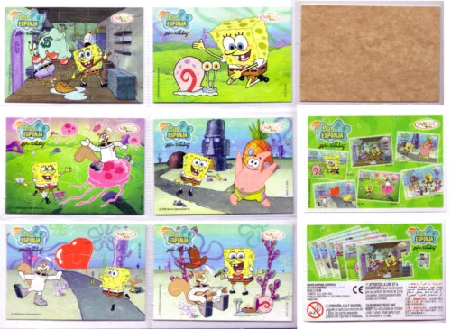 Superpuzzle - Spongebob  Südamerika mit allen 6 BPZ quadratisch   TOP - Bild 1 von 1