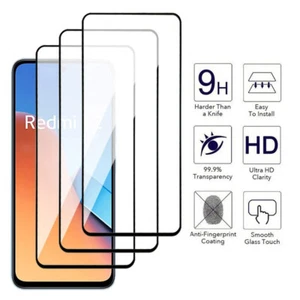 Film For Xiaomi Redmi Note 13 12 11 Pro 10 Screen Protector Tempered Glass Film - Picture 1 of 12