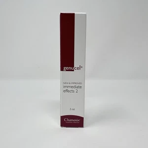 Genucel Immediate Effects 2 by Chamonix NEW & Improved Wrinkle Cream Eyes .5oz - Picture 1 of 4