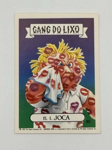 1990 Gang Do Lixo Brazil Garbage Pail Kids #80 B. I. JOCA - Nicky Hickey - Picture 1 of 3