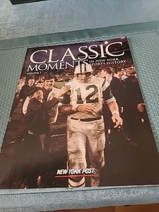 Classic Moments in New York Sports History Vol 1 (New York Post 2004) Joe Namath - Picture 1 of 5