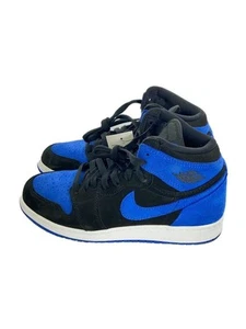 Nike High Top Sneakers AIR JORDAN 1 OG RETRO 24cm Blue Used - Picture 1 of 5