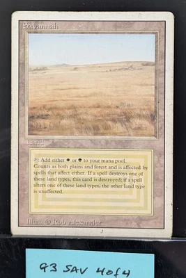 G3, Savannah, MTG, Revised Edition, Regular,  {COPY #4 of 4} 🌐 - Image 1 of 2