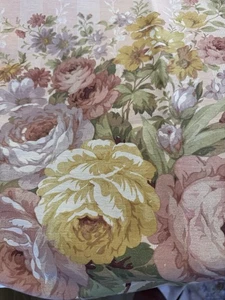 Vintage Landhaus Französisch Landhaus Chic Vorhänge nach Maß 4 Paneele ea. 42" x 84" Rosa Rose - Bild 1 von 17