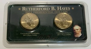 2011 RUTHERFORD B. HAYES Presidential Dollar Set Of Two - Bild 1 von 2