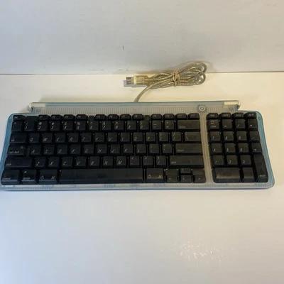 Vintage USB WIRED  Apple Keyboard  Blue  Model M2452 - Tested - Image 1 of 4