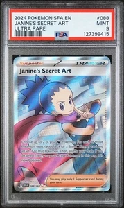 2024 POKEMON SFA EN-SHROUDED FABLE ULTRA RARE #088 JANINE'S SECRET ART PSA 9 - Picture 1 of 2