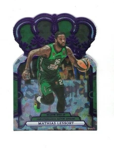 MATHIAS LESSORT 2023-24 Panini Crown Royale Euroleague PURPLE ICE CRYSTALS #/25 - Picture 1 of 2