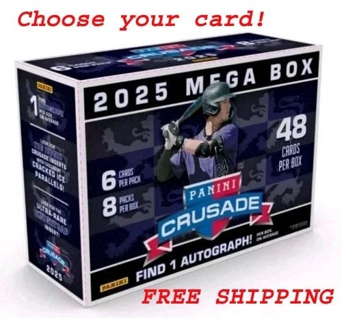 2025 Panini Crusade Baseball Base Silver RC Pick/Choose Card Complete Your Set - Image 1 of 1