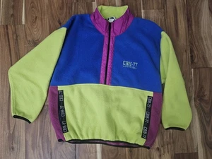Camp Beverley Hills Vintage Neon Fleece Pullover Unisex Gr. M Vintage - Bild 1 von 9