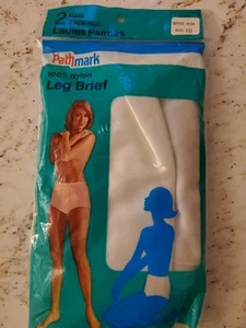 Vintage Women’s 100% Nylon 2 Pack Briefs Panties Size 10 New In Package - Picture 1 of 1