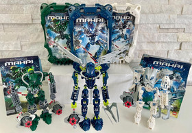 Bionicle Toa Mahri:   8910 , 8914 ,  8915 with Packaging & Manuals. Complete  .