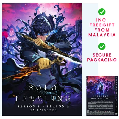Solo Leveling - Season 1+2 - DVD  Eng Dubbed [FREEGIFT] - Image 1 of 4