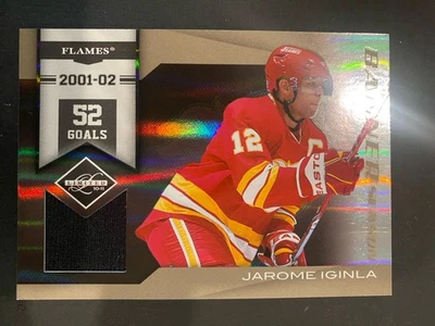 2010-11 Panini Limited Banner Season Jarome Iginla Game Worn Used Relic /99 - Image 1 of 2
