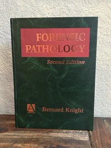 Forensic Pathology Bernard Knight 1996, 2nd Edition Hardcover 636 pages Medical - Picture 1 of 14