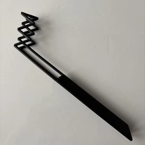 Batidor vintage HAMMARPLAST hasta 220 grados centígrados de plástico negro hecho en Suecia - Imagen 1 de 5