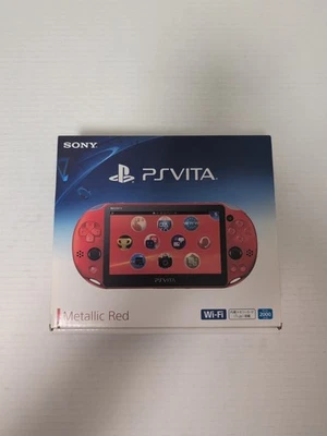 PS Vita Rojo Metálico PCH-2000 ZA26 CIB Probado Funciona ¡Sin daños!  Foto 1 de 4