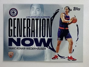 2025-26 Topps Generation Now Insert #GN-30 Yanic Konan-Niederhauser RC Clippers - Bild 1 von 2