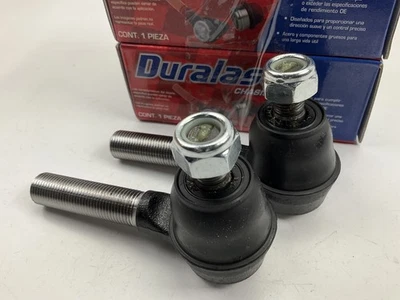 (2) Duralast ES3045R Front Outer Tie Rod Ends For 1989-1997 Geo, Chevy Tracker - Image 1 of 4