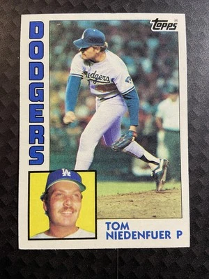 Tom Niedenfuer #112 1984 Topps Los Angeles Dodgers - Image 1 of 2