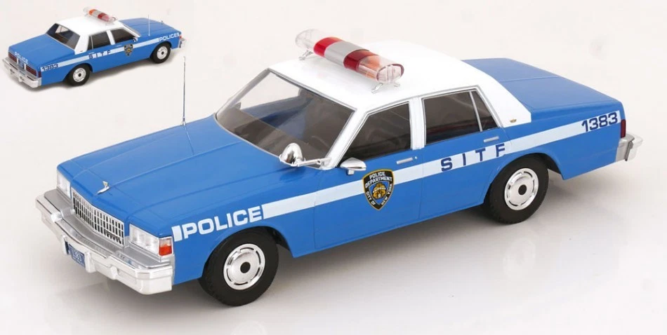 CHEVROLET CAPRICE 1987 NYPD NEW YORK POLICE 1:18 - Immagine 1 di 1