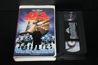 D3 The Mighty Ducks VHS Cassette Video Tape Walt Disney Clamshell Hockey 1997 - Image 1 of 2