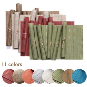 Dining Table PVC Table Mats Pattern Placemats Non-Slip Heat Resistant Durable ◇ - Picture 1 of 22