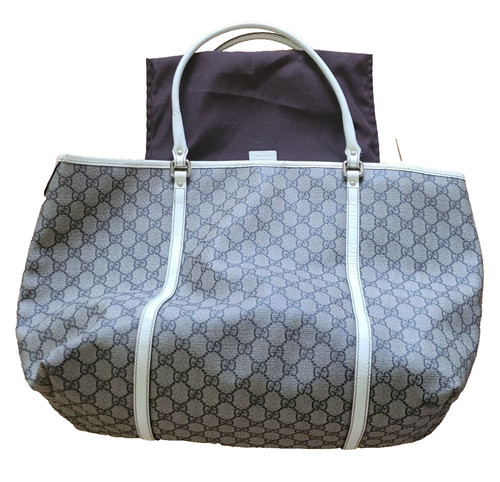 GUCCI TOTE GG MONOGRAM EXTRA LARGE MARRONE CHIARO BEIGE 20 X 13 X 8