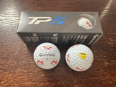 TaylorMade TP5 Pix 'Speck & Eier' Limited Edition Golfbälle x 3 NEU im Ärmel