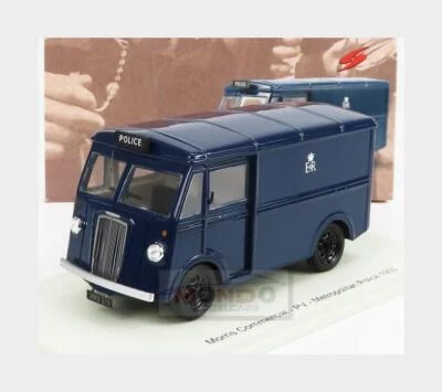 1:43 SPARK Morris Pv Van Metropolitan Police 1950 Black S6002 - Immagine 1 di 2